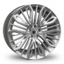 22 Inch Hawke Vega Silver Alloy Wheels