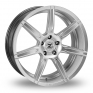 20 Inch Zito ZS07 Matt Silver Alloy Wheels