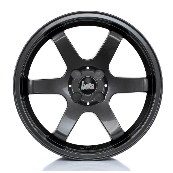 18" Bola B1 Gloss Gunmetal Alloy Wheels