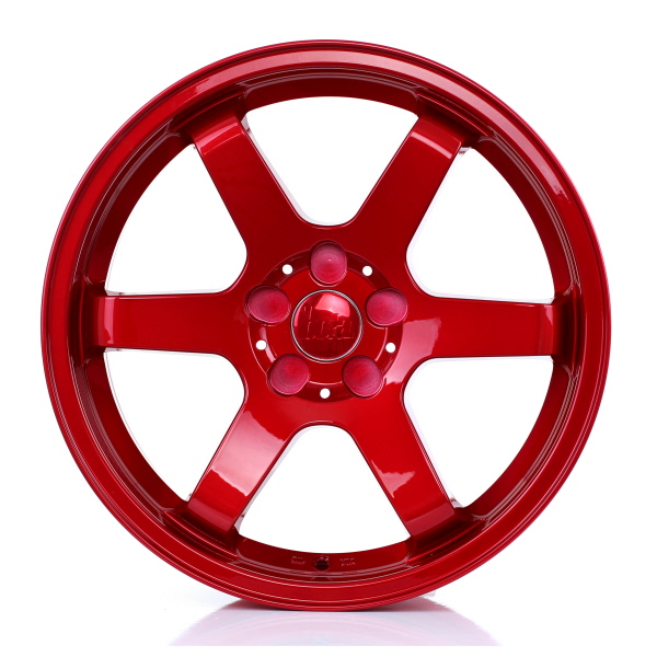 18 Inch Bola B1 Candy Red Alloy Wheels