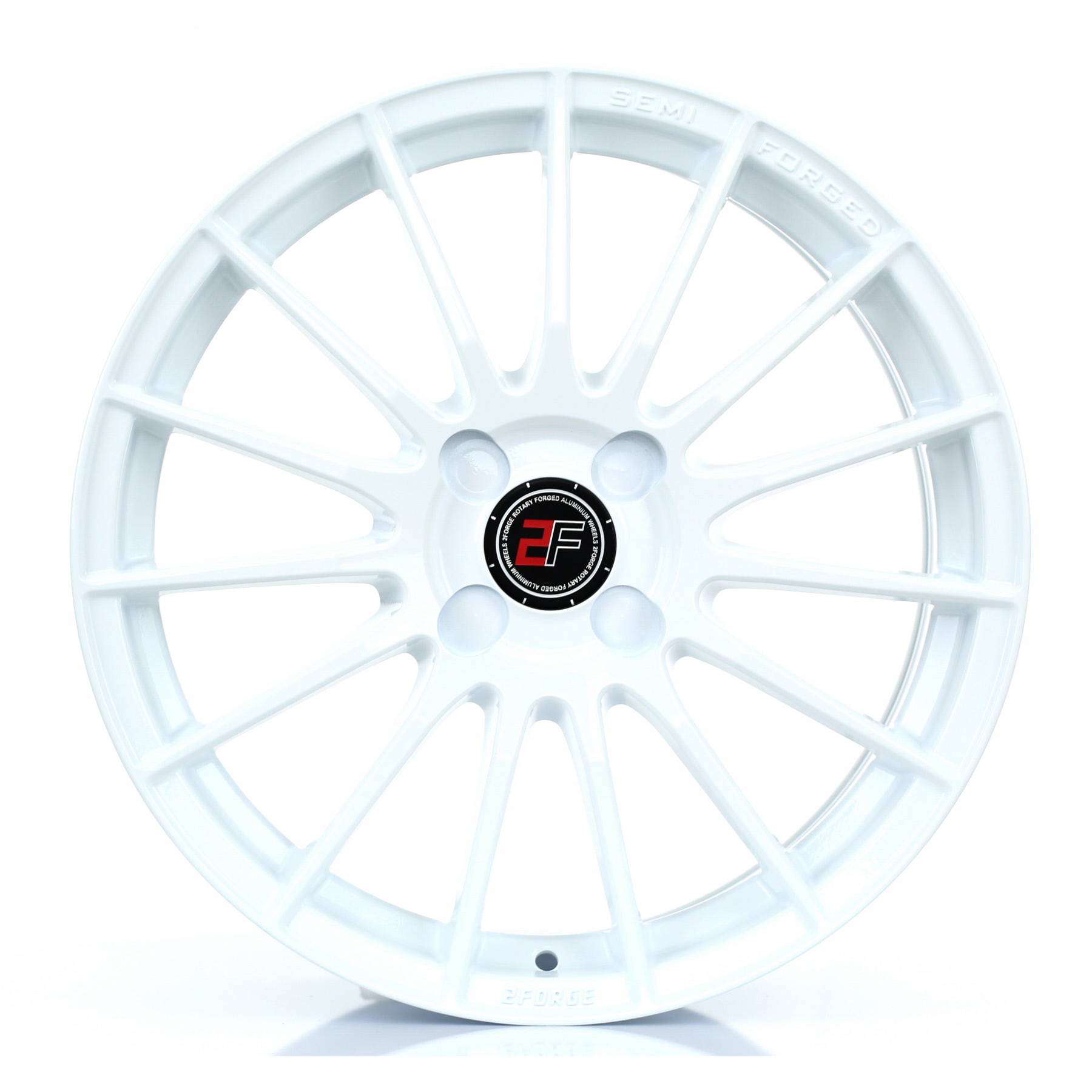 15 Inch 2FORGE ZF1 White Alloy Wheels