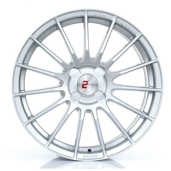 15 Inch 2FORGE ZF1 Silver Alloy Wheels