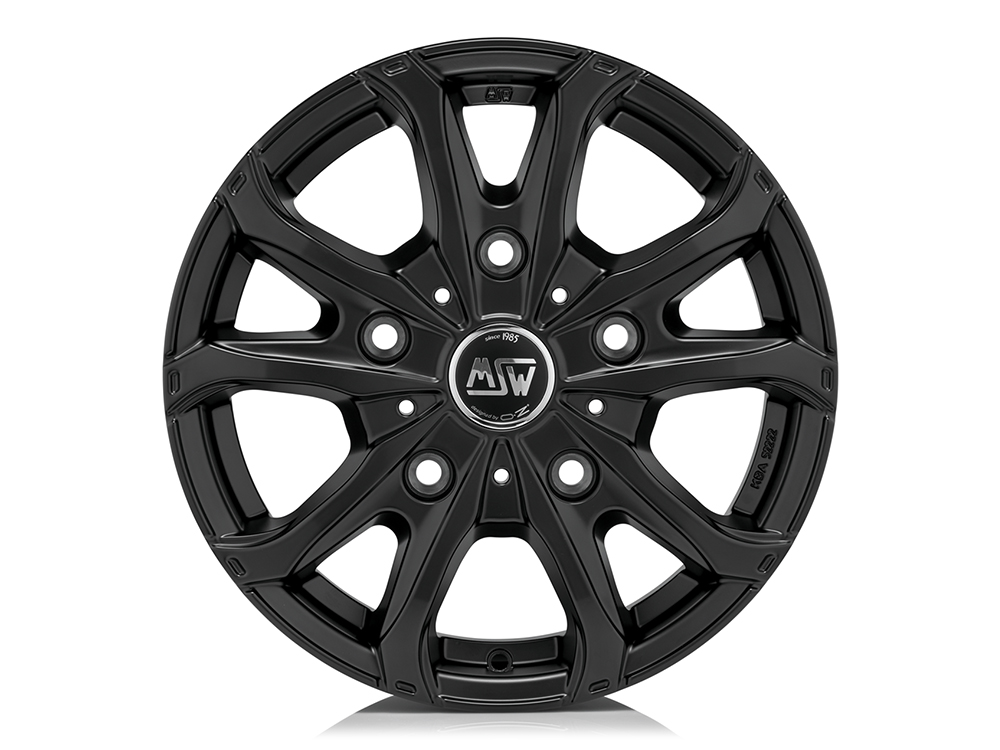 18 Inch MSW (by OZ) 48 Van Matt Black Alloy Wheels