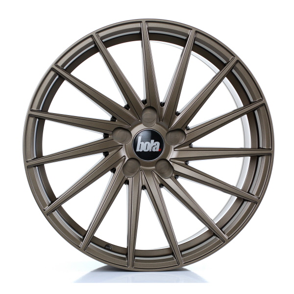 8.5x19 (Front) & 9.5x19 (Rear) Bola ZFR Matt Bronze Alloy Wheels