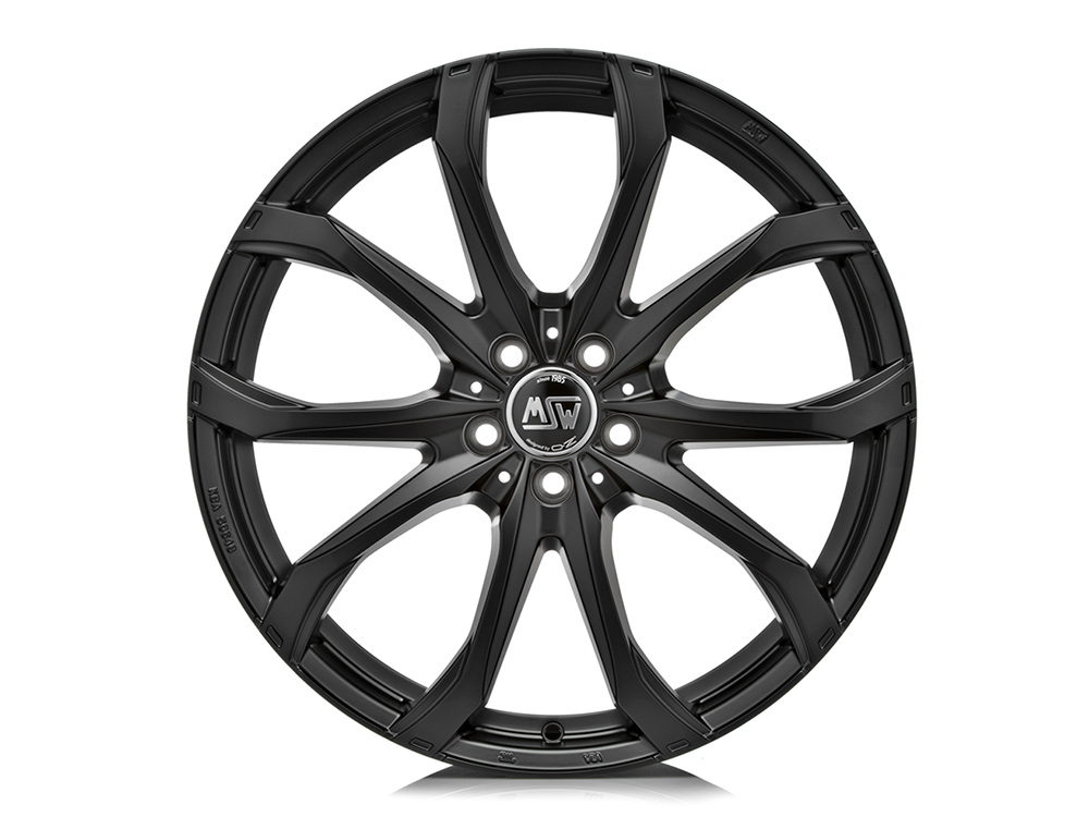 19 Inch MSW (by OZ) 48 Matt Black Alloy Wheels