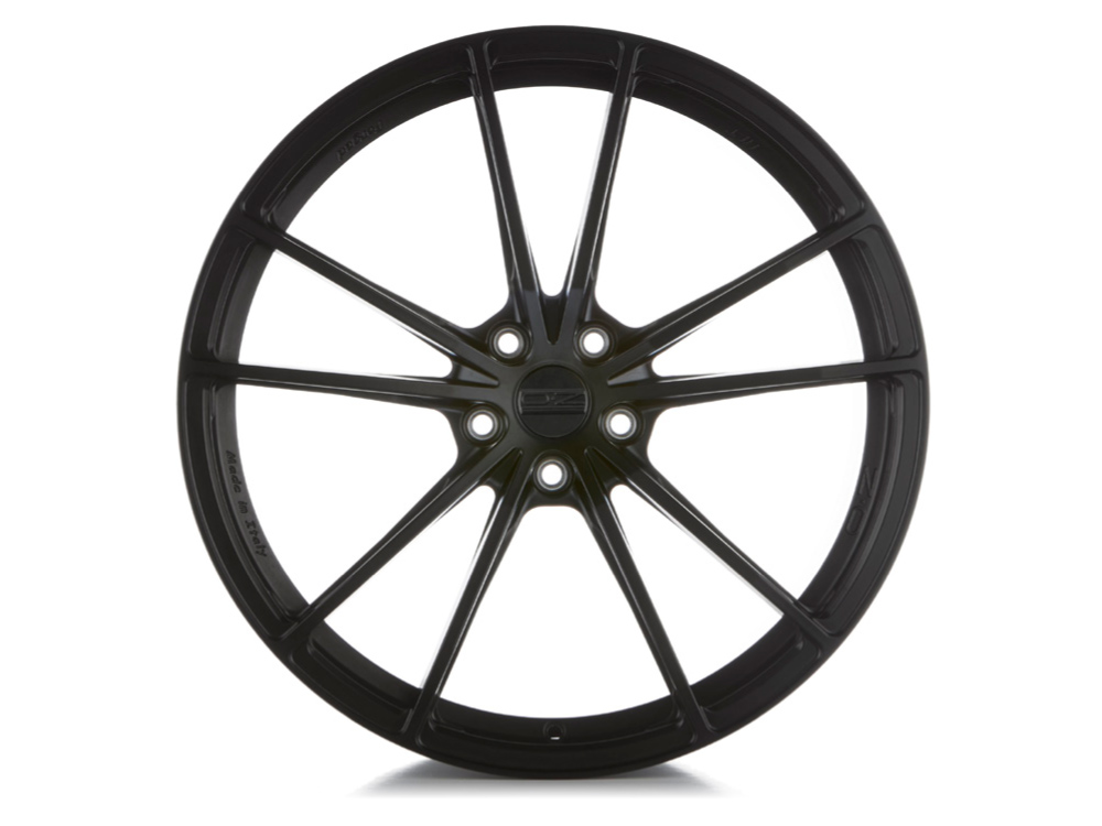 19 Inch OZ Racing Forged Zeus Matt Black Alloy Wheels