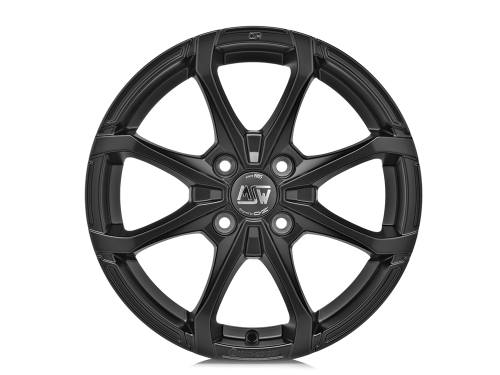 16 Inch MSW (by OZ) X4 Matt Black Alloy Wheels