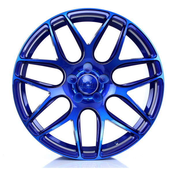 18 Inch Bola B8R Candy Blue Alloy Wheels