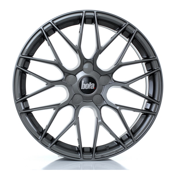 19 Inch Bola B17 Gloss Gunmetal Alloy Wheels