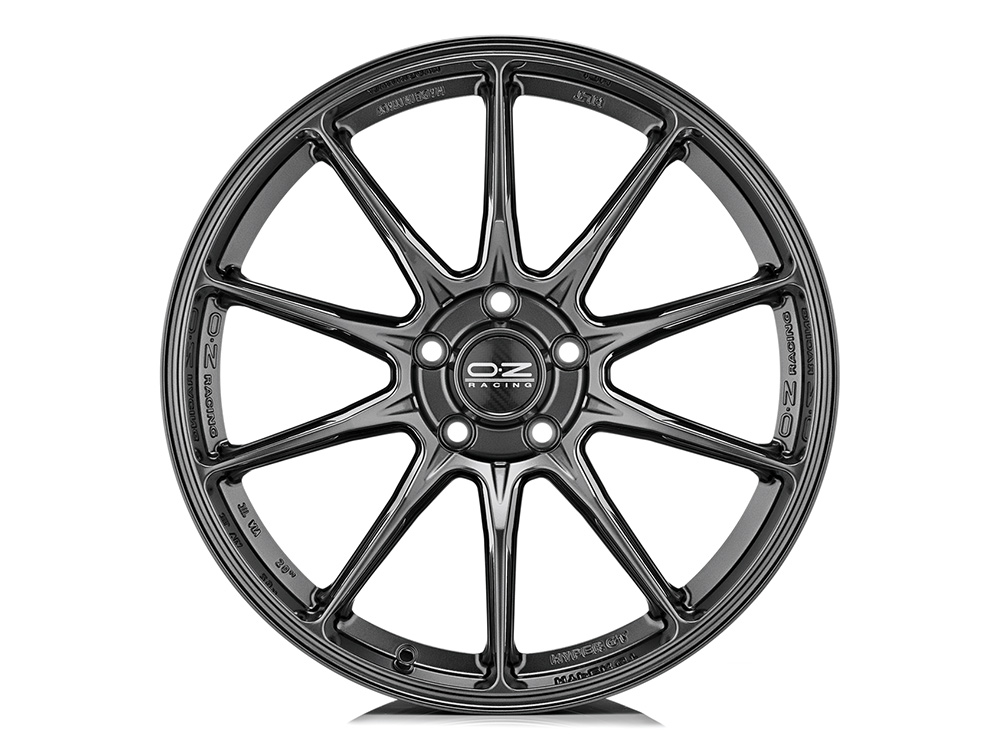 18 Inch OZ Racing Hyper GT HLT Graphite Alloy Wheels