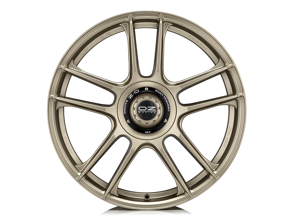 8.5x20 (Front) & 10x20 (Rear) OZ Racing Indy HLT Gold Alloy Wheels