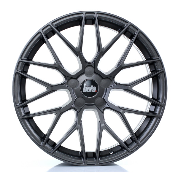 19 Inch Bola B17 Matt Gun Metal Alloy Wheels