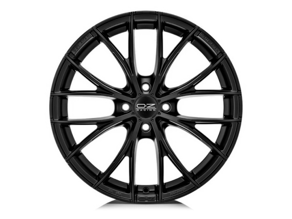 17 Inch OZ Racing Italia 150 4 Stud Matt Black Alloy Wheels