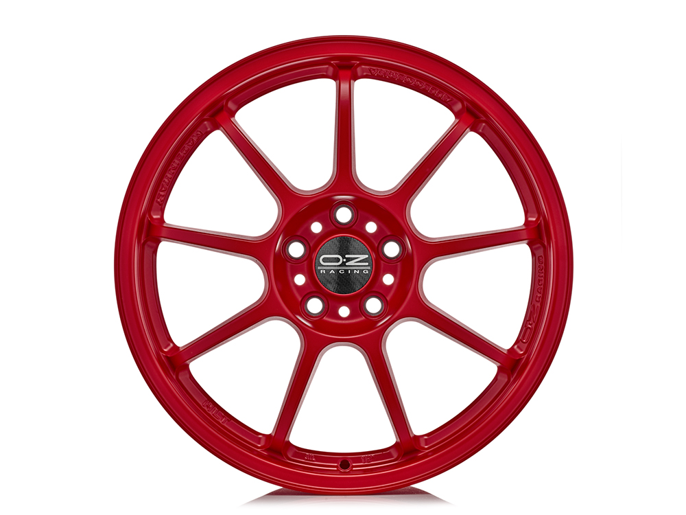 18 Inch OZ Racing Alleggerita HLT Red Alloy Wheels