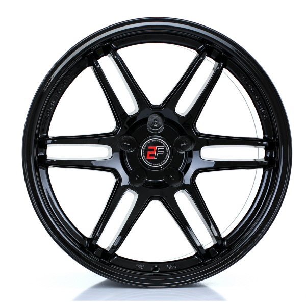 18 Inch 2FORGE ZF5 Gloss Black Alloy Wheels