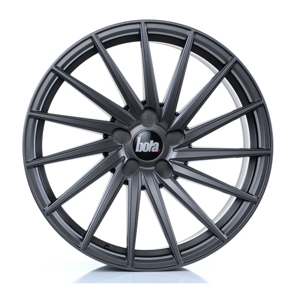 19 Inch Bola ZFR Matt Gun Metal Alloy Wheels