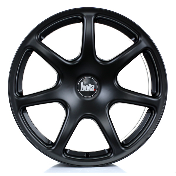 17 Inch Bola B7 Matt Black Alloy Wheels