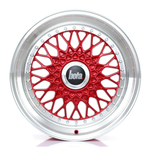 17 Inch Bola TX09 Candy Red Alloy Wheels