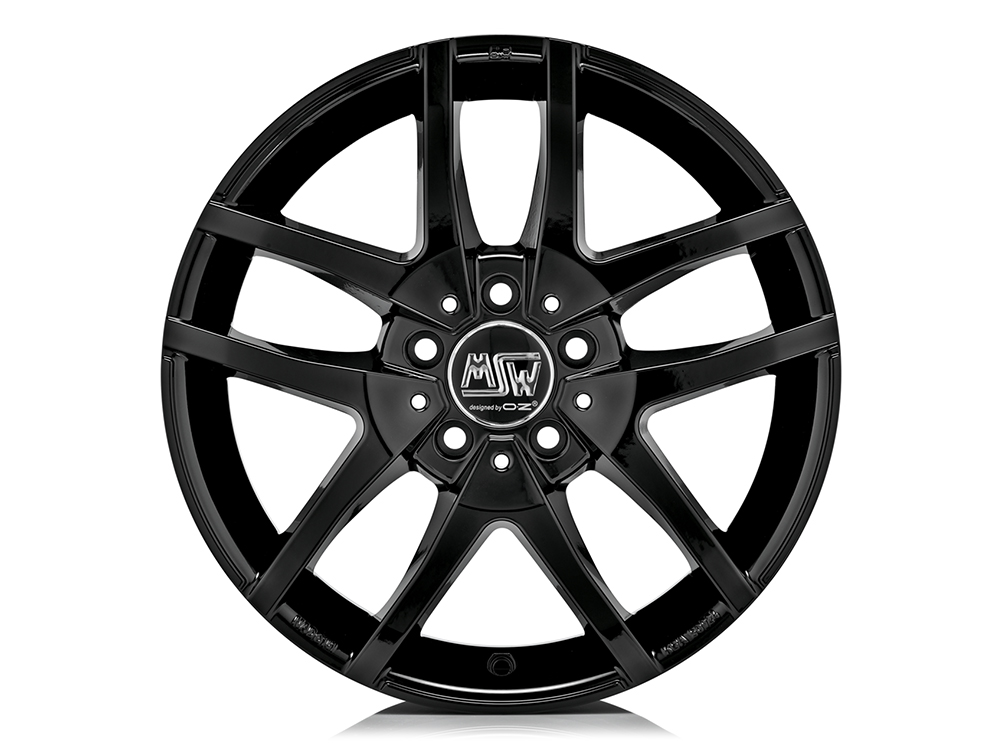 17 Inch MSW (by OZ) MSW 28 Gloss Black Alloy Wheels