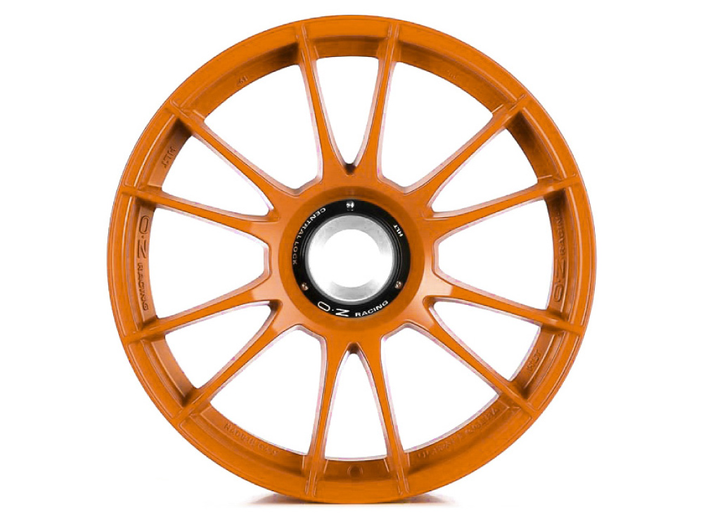 19 Inch OZ Racing Ultraleggera HLT CL Orange Alloy Wheels