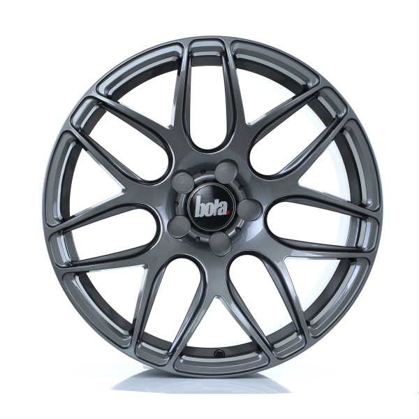 18 Inch Bola B8R Gloss Gunmetal Alloy Wheels