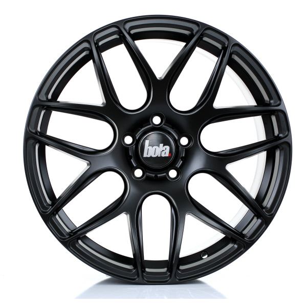 19 Inch Bola B8R Matt Black Alloy Wheels