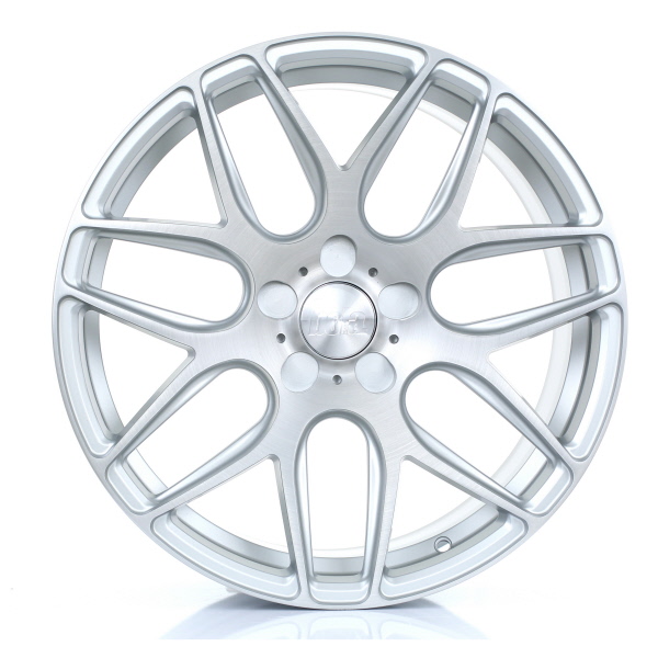 18 Inch Bola B8R Matt Silver Brushed Polish Alloy Wheels